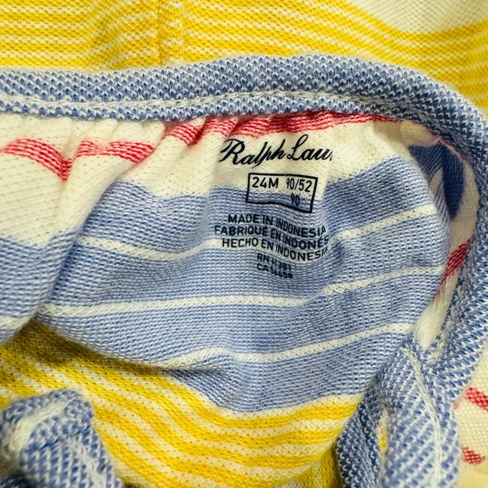 Ralph Lauren Multicolor Striped Kids Romper 24 months Excellent condition